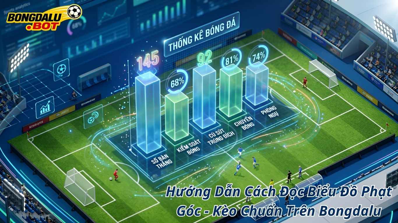 Hướng Dẫn Cách Đọc Biểu Đồ Phạt Góc - Kèo Chuẩn Trên Bongdalu