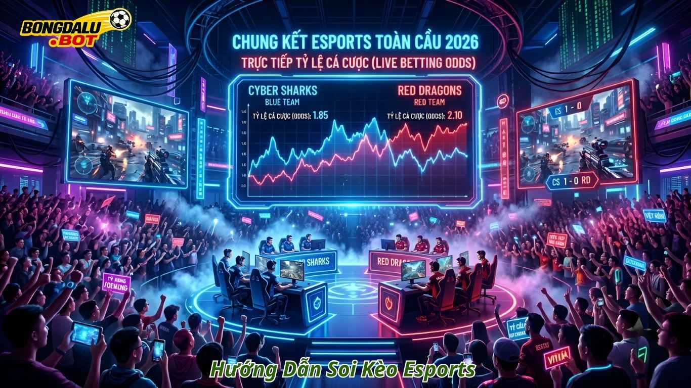 Hướng Dẫn Soi Kèo Esports (LMHT, CS2) | Tỷ Số Trên Bongdalu