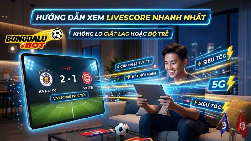 Hướng Dẫn Xem Livescore Bongdalu Nhanh Nhất